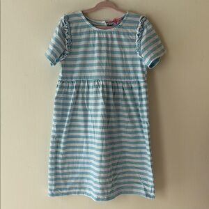 Blue Striped Kids Dress